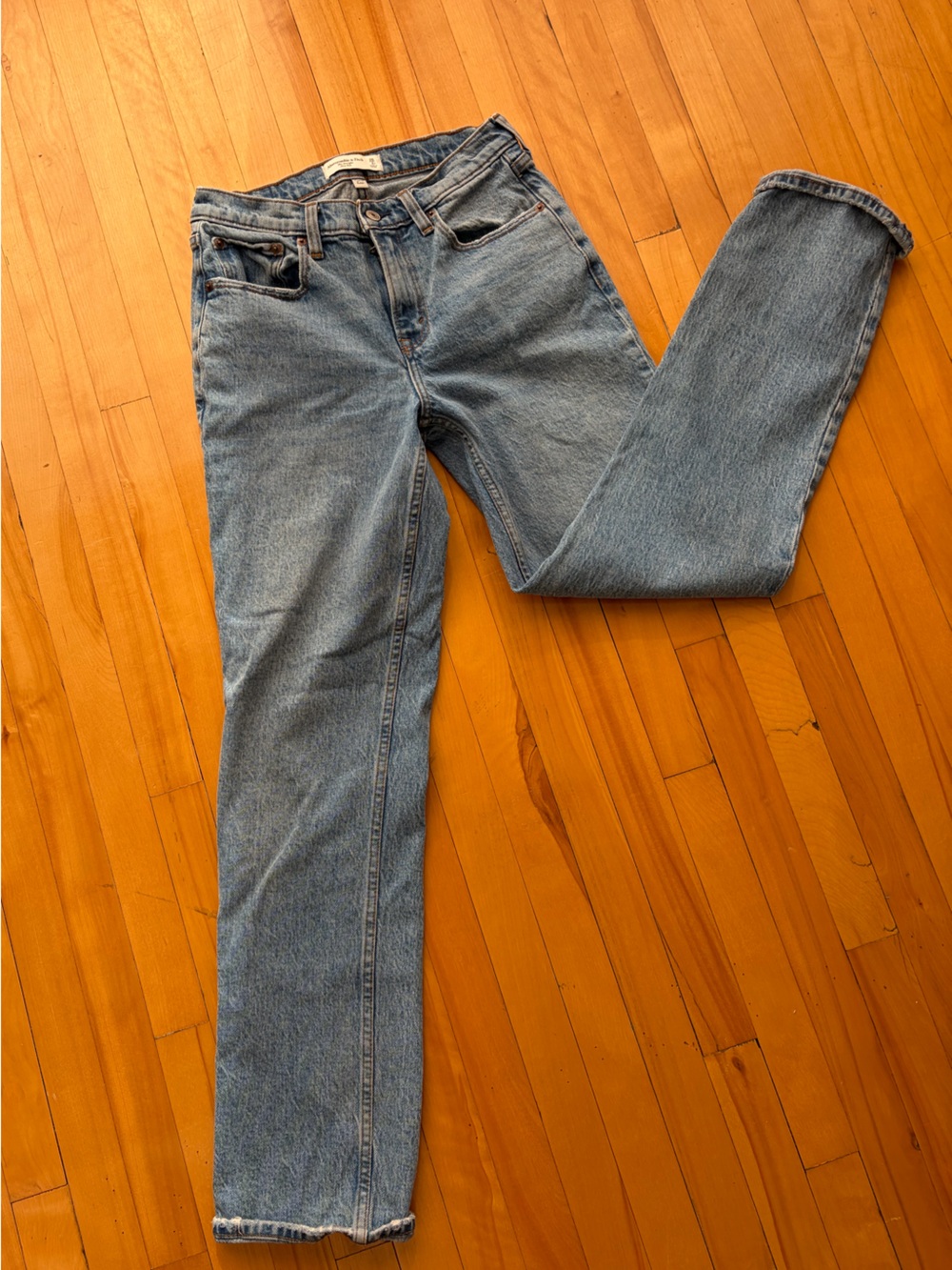 Abercrombie & Fitch Light Blue Straight Jeans